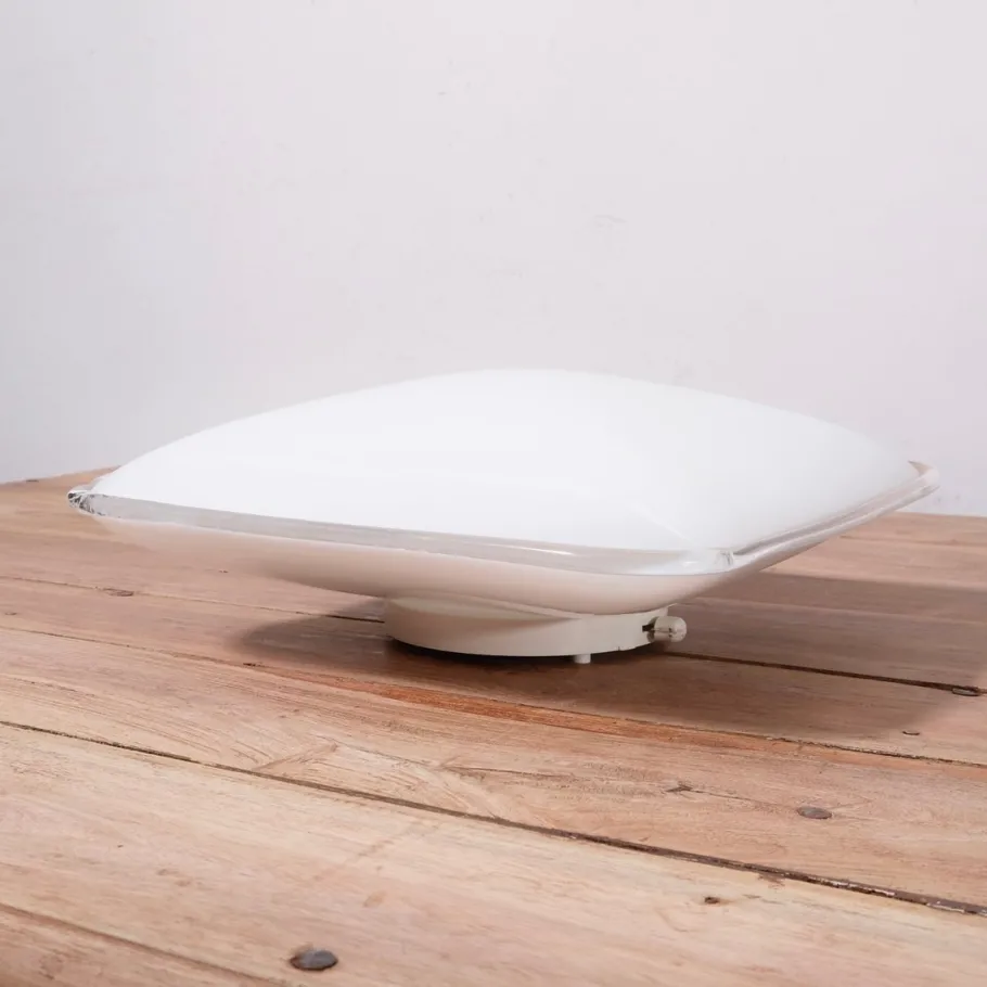 Clearance Pamono Italian Murano Glass Wall Light from Leucos, 1980s