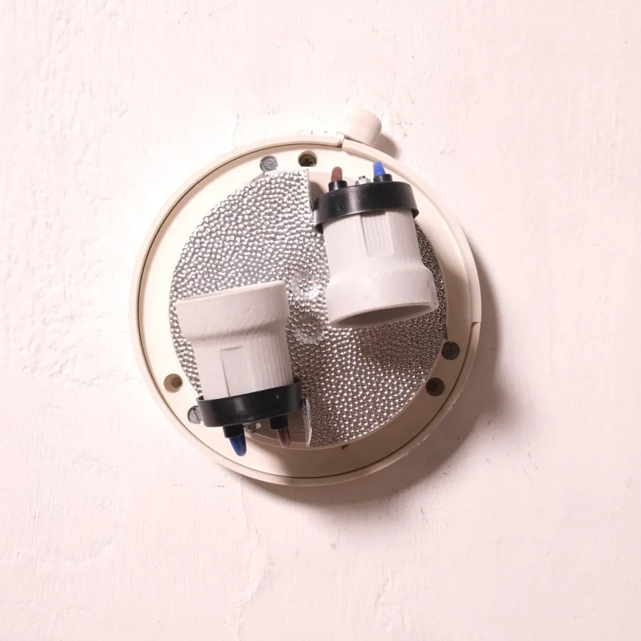 Clearance Pamono Italian Murano Glass Wall Light from Leucos, 1980s