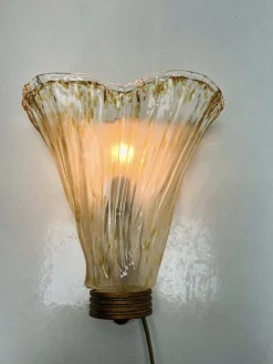 Hot Pamono Italian Murano Wall Lamp from Sil Lux Milano
