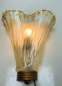 Hot Pamono Italian Murano Wall Lamp from Sil Lux Milano