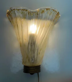 Hot Pamono Italian Murano Wall Lamp from Sil Lux Milano