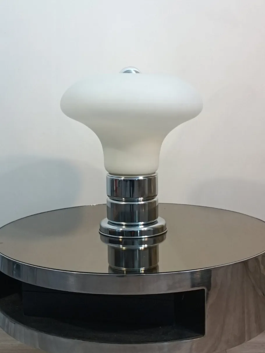 New Pamono Italian Mushroom Lamp in Murano, 1970s