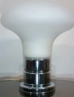 New Pamono Italian Mushroom Lamp in Murano, 1970s