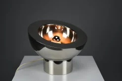 Online Pamono Italian Nickel-Plated Brass Adjustable Table Lamp, 1970s