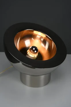 Online Pamono Italian Nickel-Plated Brass Adjustable Table Lamp, 1970s