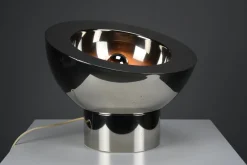 Online Pamono Italian Nickel-Plated Brass Adjustable Table Lamp, 1970s