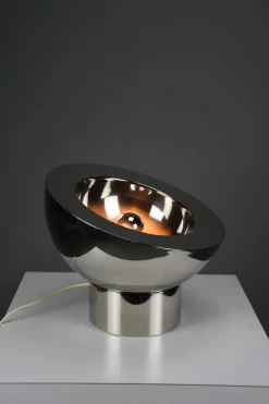 Online Pamono Italian Nickel-Plated Brass Adjustable Table Lamp, 1970s