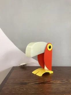 Online Pamono Italian Orange Toucan Bird Table Lamp from Otf Oldtimer Ferrari, 1960s