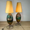 Online Pamono Italian Painted Terracotta Lamps, 1980s, Set of 2