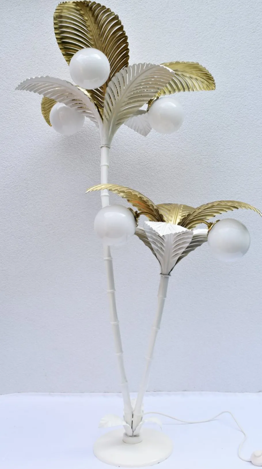 Sale Pamono Italian Palm Floor Lamp by Sergio Terzani, 1970s