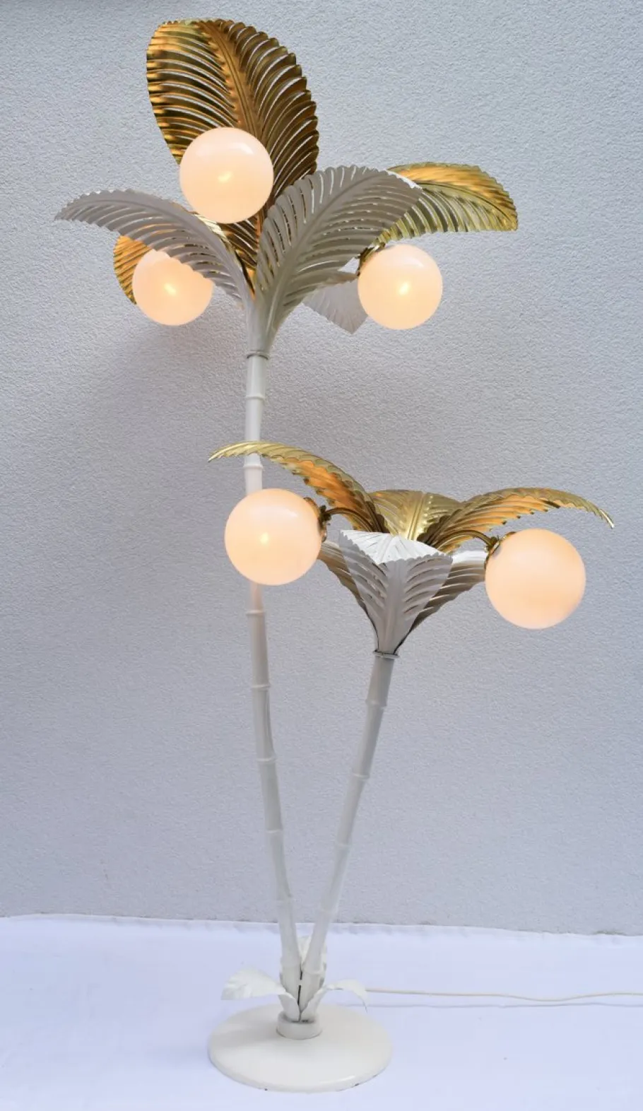 Sale Pamono Italian Palm Floor Lamp by Sergio Terzani, 1970s