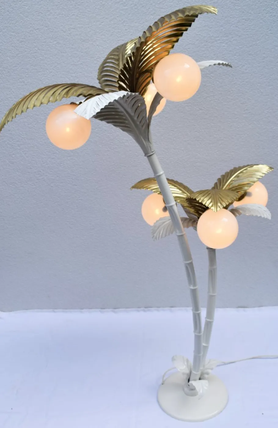 Sale Pamono Italian Palm Floor Lamp by Sergio Terzani, 1970s