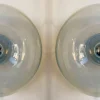New Pamono Italian Panta Sconces in Murano Glass by Giusto Toso for Leucos, 1970s, Set of 2