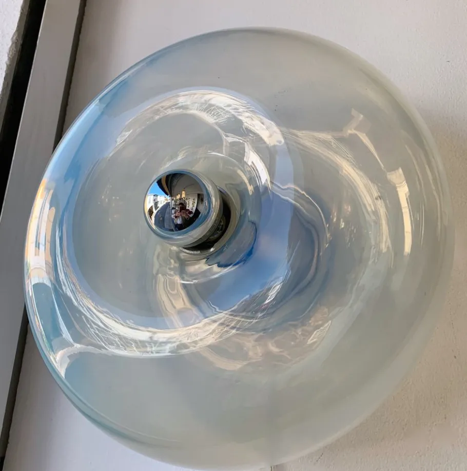 New Pamono Italian Panta Sconces in Murano Glass by Giusto Toso for Leucos, 1970s, Set of 2