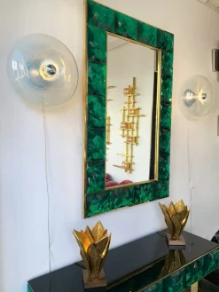 New Pamono Italian Panta Sconces in Murano Glass by Giusto Toso for Leucos, 1970s, Set of 2