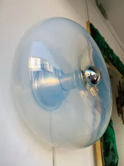 New Pamono Italian Panta Sconces in Murano Glass by Giusto Toso for Leucos, 1970s, Set of 2