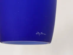 New Pamono Italian Pendant Lamp Set in Murano Frosted Glass by De Majo Murano, 1970s, Set of 3