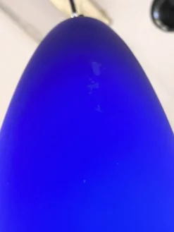 New Pamono Italian Pendant Lamp Set in Murano Frosted Glass by De Majo Murano, 1970s, Set of 3