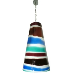 New Pamono Italian Pendant Light by Massimo Vignelli for Venini, 1960s