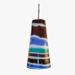 New Pamono Italian Pendant Light by Massimo Vignelli for Venini, 1960s