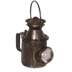 Discount Pamono Italian Railway Manual Oil Lamp, 1920s