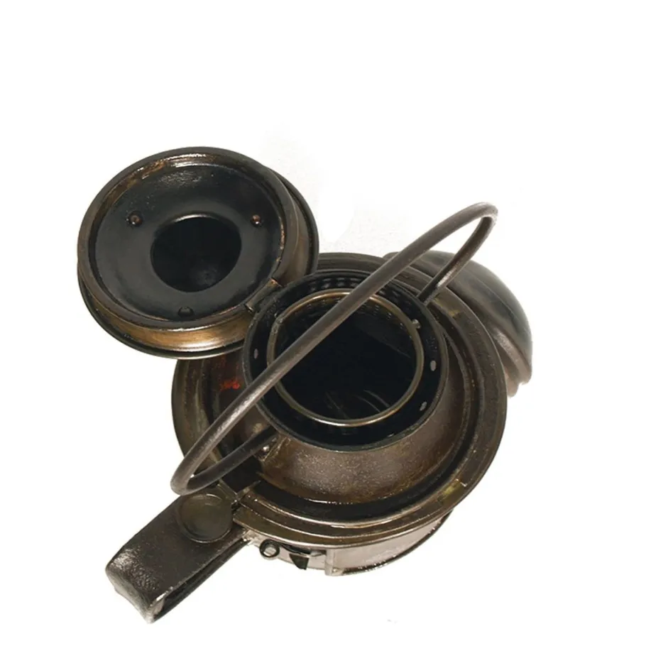 Discount Pamono Italian Railway Manual Oil Lamp, 1920s