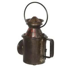 Discount Pamono Italian Railway Manual Oil Lamp, 1920s
