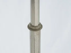 Best Pamono Italian Rationalist Nickel-Plated Metal and Aluminum Luminator Floor Lamp, 1940s