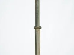 Best Pamono Italian Rationalist Nickel-Plated Metal and Aluminum Luminator Floor Lamp, 1940s