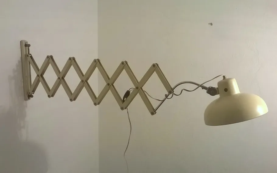 New Pamono Italian Scissor Wall Lamp, 1940s