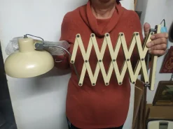 New Pamono Italian Scissor Wall Lamp, 1940s