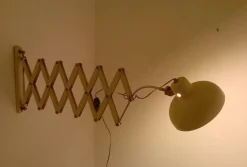 New Pamono Italian Scissor Wall Lamp, 1940s