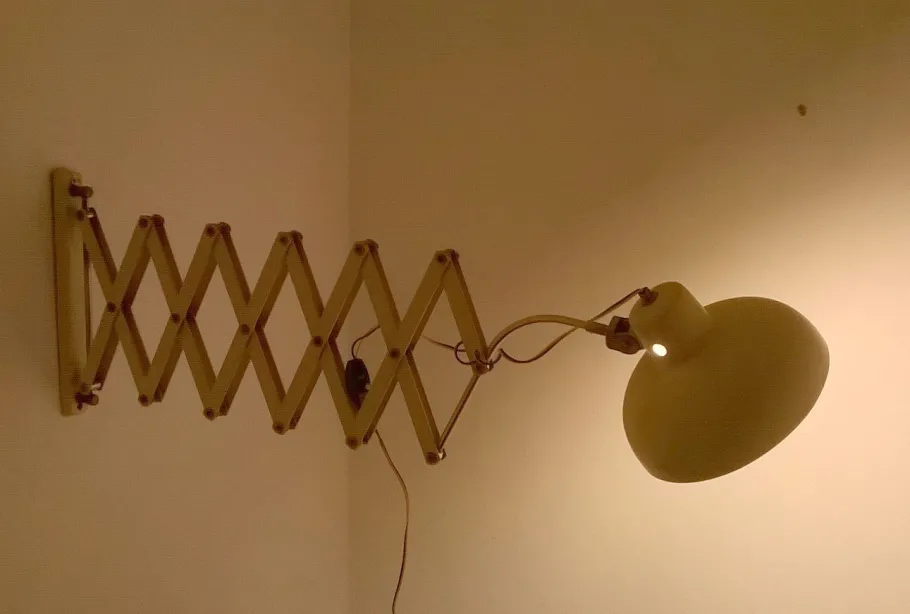 New Pamono Italian Scissor Wall Lamp, 1940s