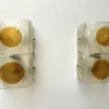 Discount Pamono Italian Sconces in Murano Glass from Mazzega, 1970s, Set of 2