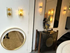 Discount Pamono Italian Sconces in Murano Glass from Mazzega, 1970s, Set of 2