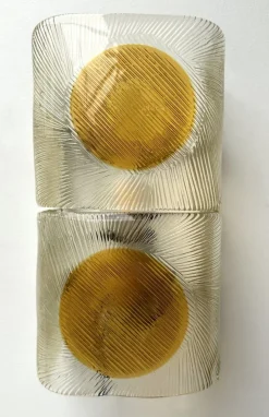 Discount Pamono Italian Sconces in Murano Glass from Mazzega, 1970s, Set of 2