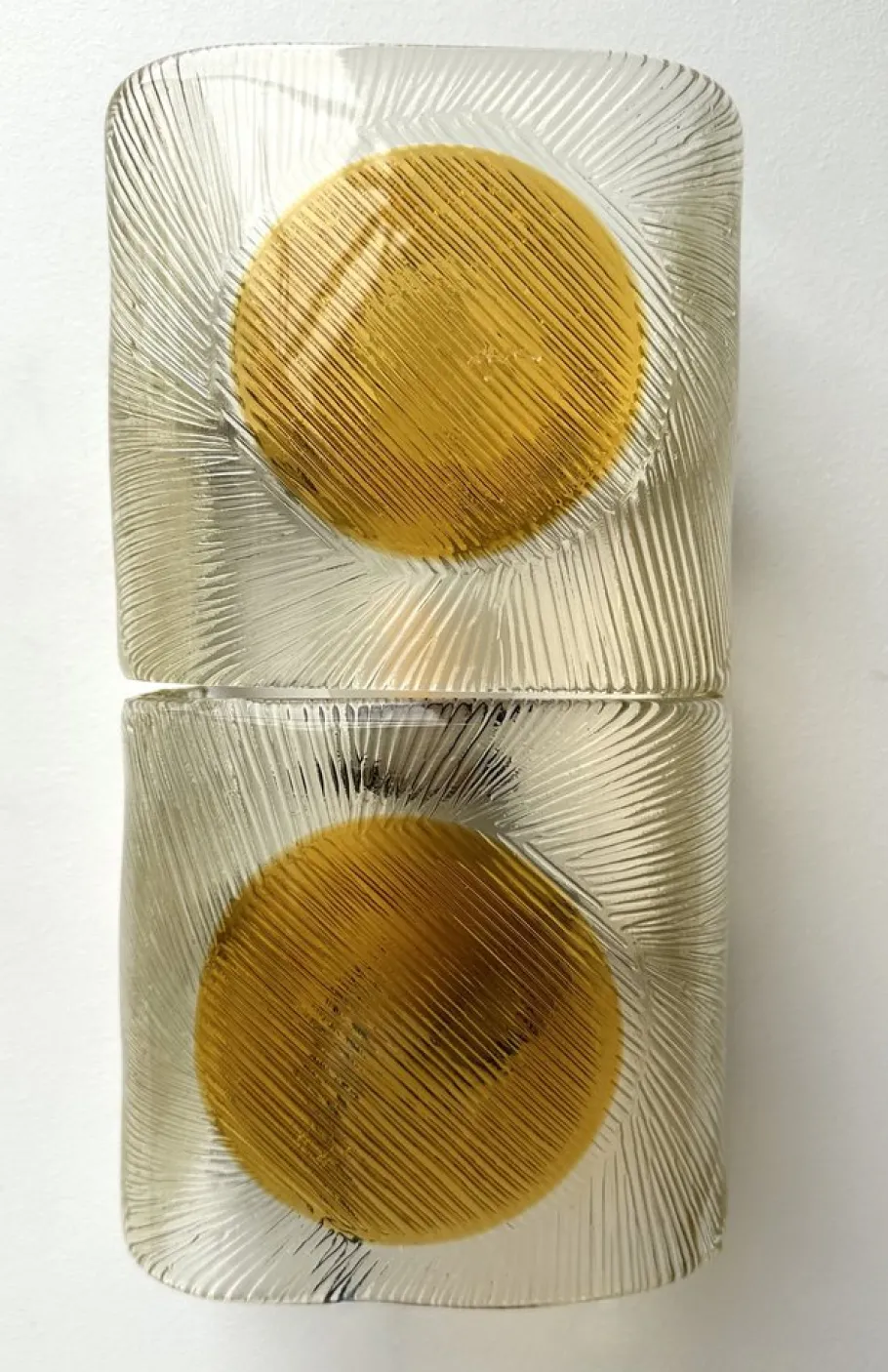 Discount Pamono Italian Sconces in Murano Glass from Mazzega, 1970s, Set of 2