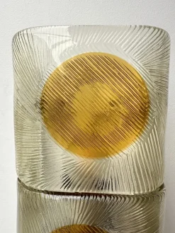 Discount Pamono Italian Sconces in Murano Glass from Mazzega, 1970s, Set of 2