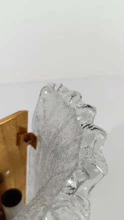 Hot Pamono Italian Shield Sconces in Murano Graniglia Glass, 1980s