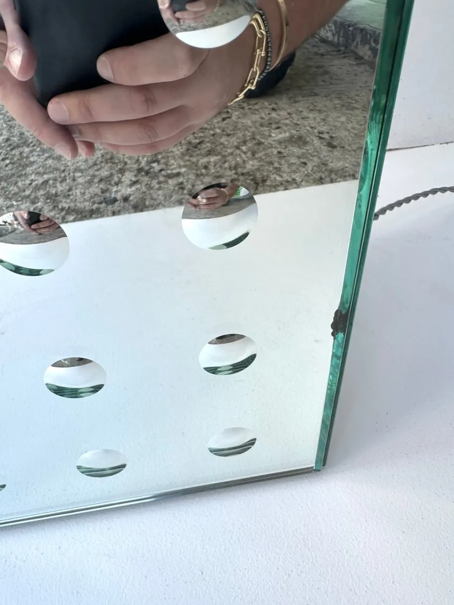 Best Pamono Italian Silver Optical Murano Glass Lamps by Roberto Giulio Rida, 2010s, Set of 2