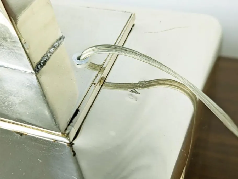 Pamono Italian Silver Plated Metal Lamp by Nella Longari, 1970s