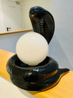 Sale Pamono Italian Snake Cobra Lamp by Avobin, 1970s