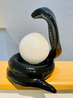 Sale Pamono Italian Snake Cobra Lamp by Avobin, 1970s