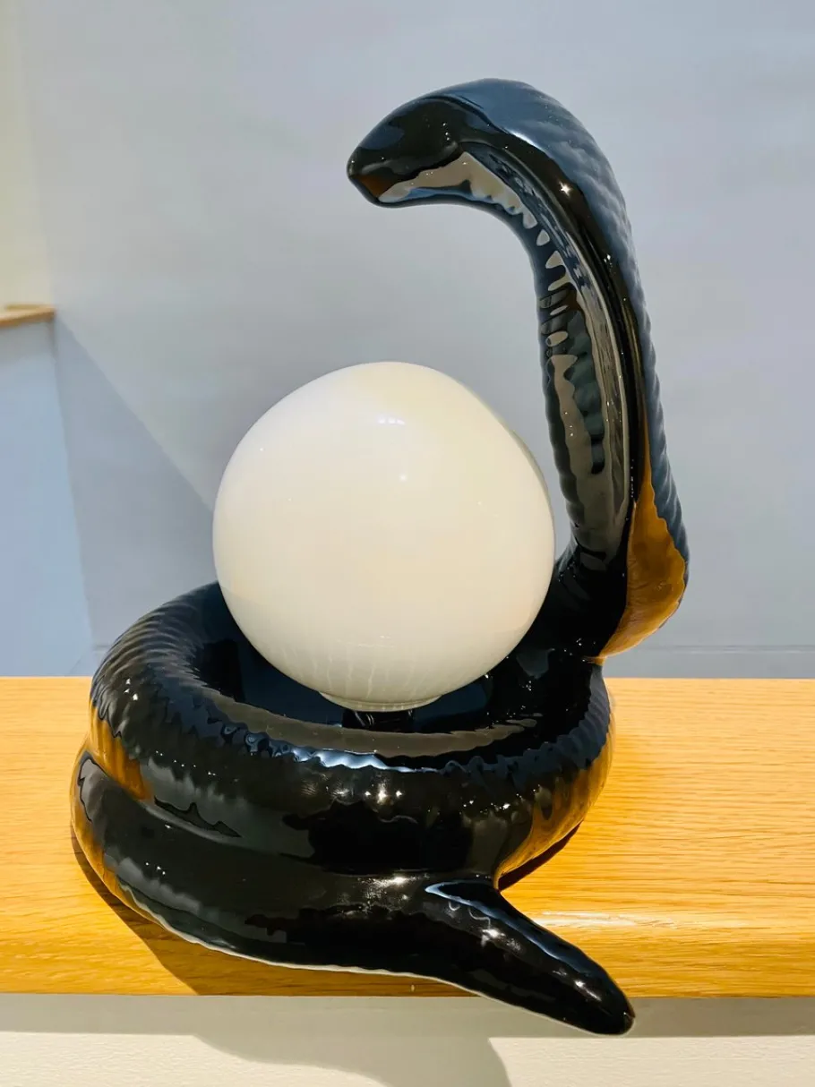 Sale Pamono Italian Snake Cobra Lamp by Avobin, 1970s