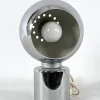 New Pamono Italian Space Age Chrome Table Lamp by Reggiani, 1970s
