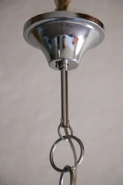 Discount Pamono Italian Space Age Cubic Chandelier by Gaetano Sciolari for Mazzega, 1970s