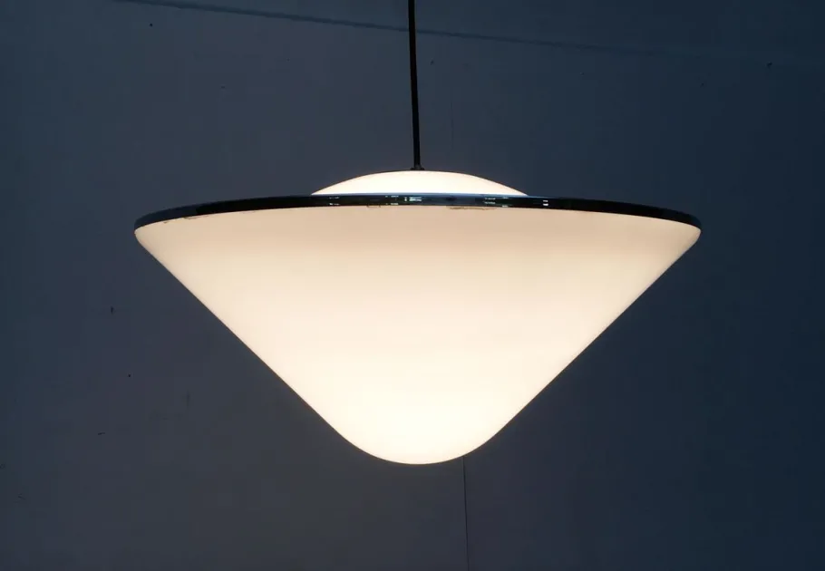 Best Pamono Italian Space Age Elpis Pendant Lamp from Harveiluce / Guzzini