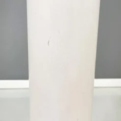 Clearance Pamono Italian Space Age Floor Lamp in Orange and White Metal with Opaline Glass, 1970s