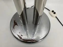 Clearance Pamono Italian Space Age Floor Lamp with Two Chrome Balls, 1970s