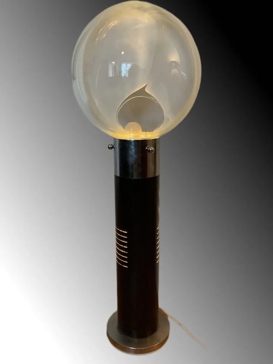Hot Pamono Italian Space Age Floor Lamp in Murano Glass by Toni Zuccheri for Mazzega, 1968